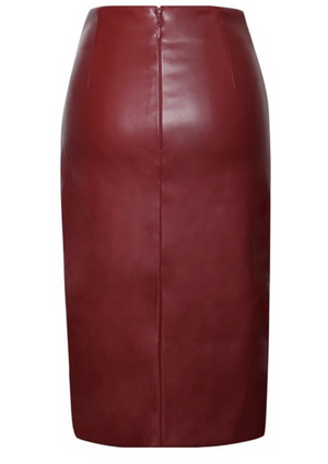 Infinite Ambition Leather Skirt