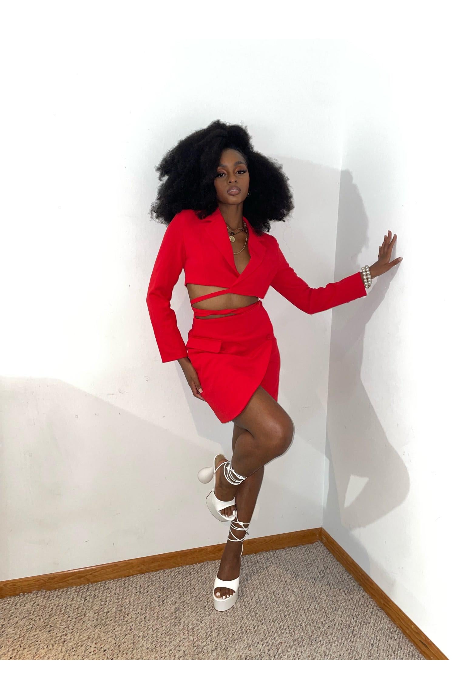 Business Hours Only Mini Dress Set