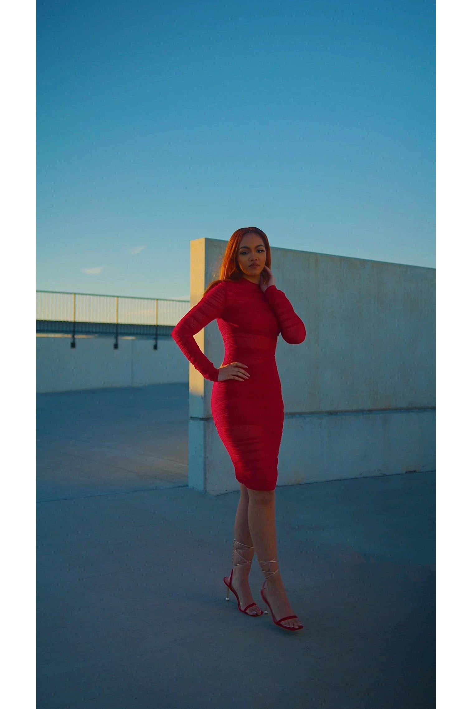 semi sheer bodycon dress Call For Motivation bodycon sheer dress Adrianna Papell Platinum Bridesmaids colour_navyombre Sweetheart neck Color:C1