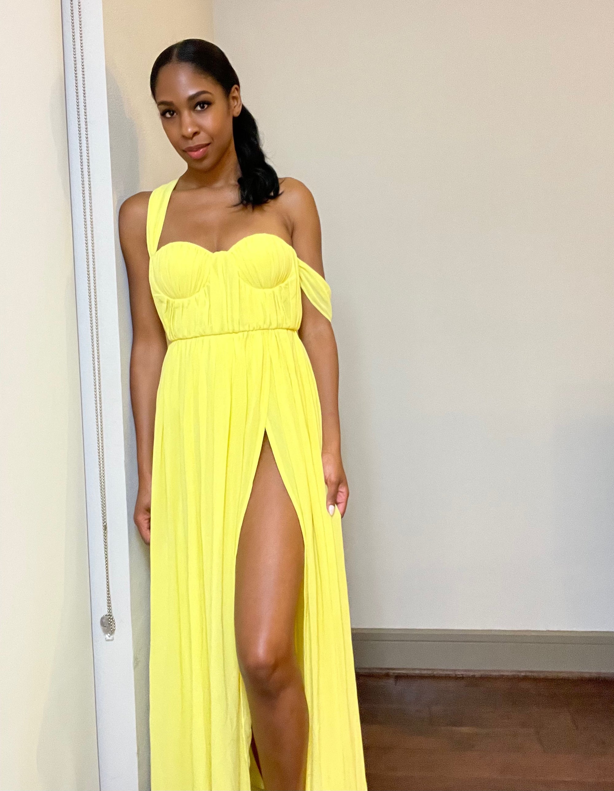 Date Night Chiffon Maxi Dress