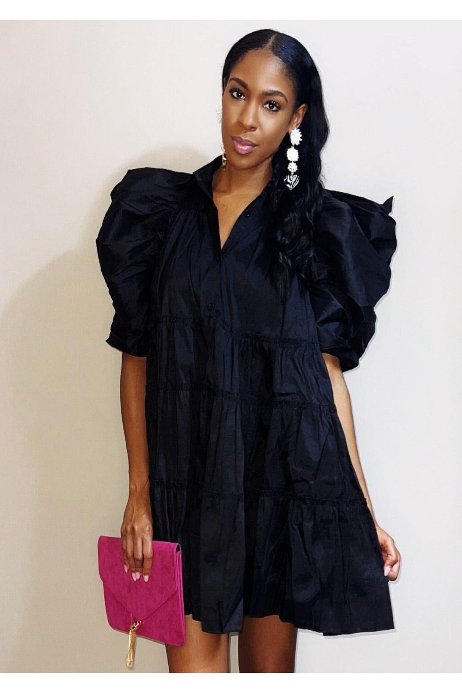 Paradise Chances Tiered Mini Dress